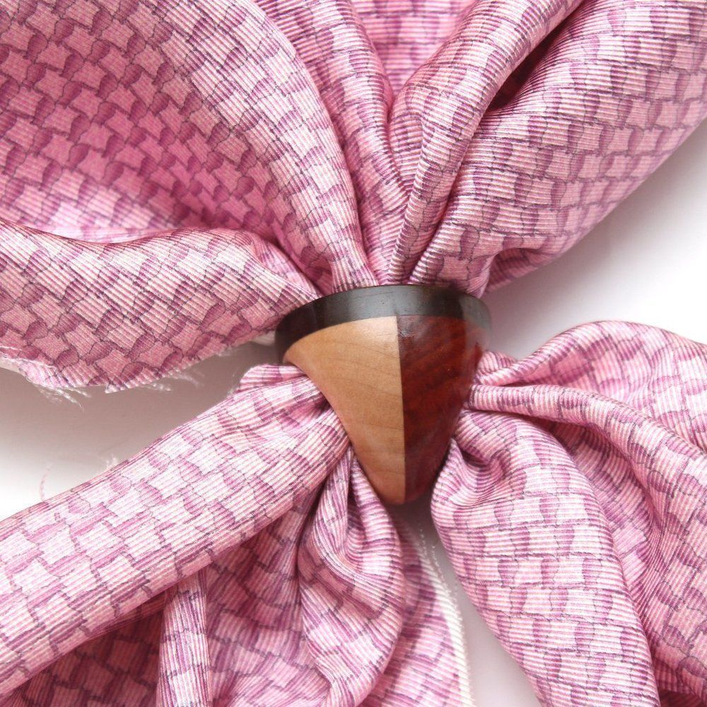 ‎Wood Scarf ring Luxury Christmas Gift 004